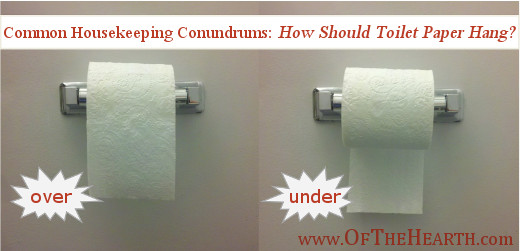 Toilet Paper Over or Under? The Great Toilet Roll Debate