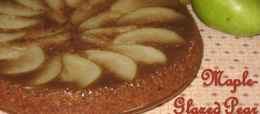 Maple-Glazed Pear Upside Down Cake