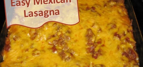 Easy Mexican Lasagna