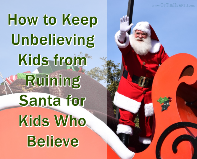 When kids don t believe in Santa?